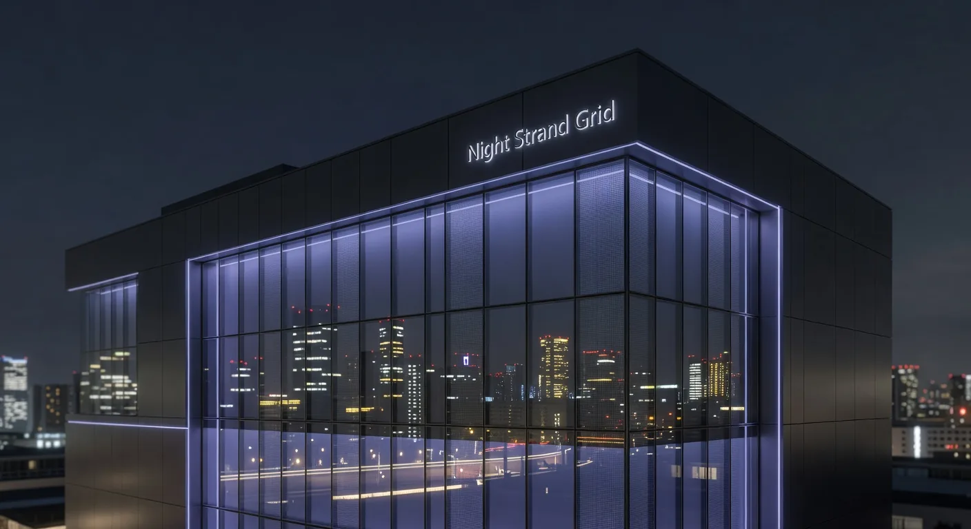 Night Strand Grid本社ビル夜景